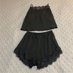 Shein black sleep set Sz: S